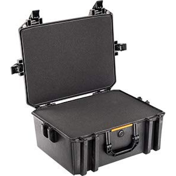 Pelican Pistol Case 2 Vault by Pelican - V550 Pistol/Equipment Case with Foam (Black)