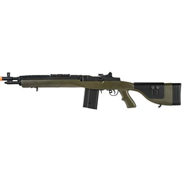 Lancer Tactical Airsoft Rifle 1 Lancer Tactical LT-732 DMR Stock 38" M14 SOCOM Airsoft AEG Rifle OD Green