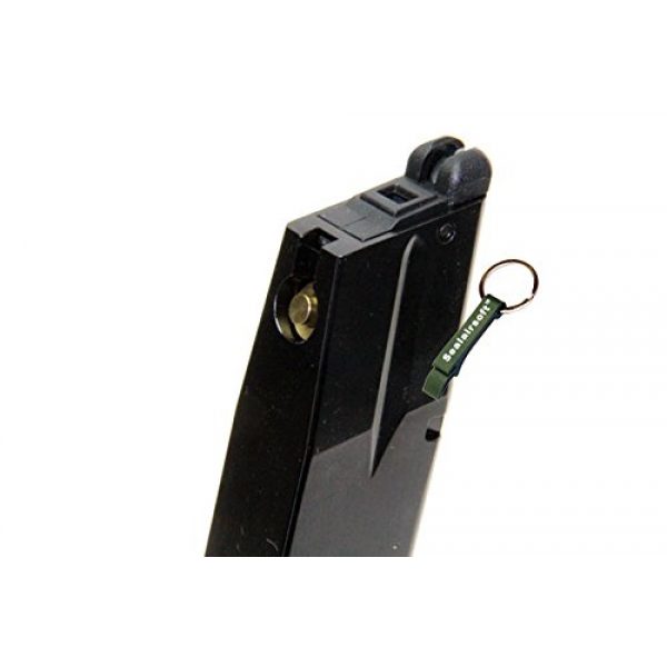 KJW Airsoft Gun Magazine 3 KJ Works 26rds Airsoft Metal 6mm CO2 Magazine For KP-09 Cz75 GBB Black -Mobile Ring Included