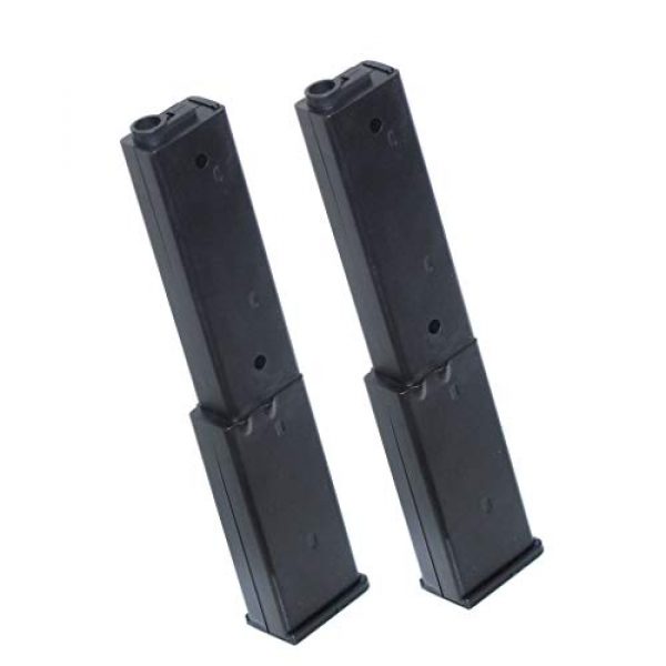 Generica Airsoft Gun Magazine 1 Generica Airsoft Spare Parts 2pcs 190rd Mag Magazine for Well R1 Uzi AEP SMG AEG