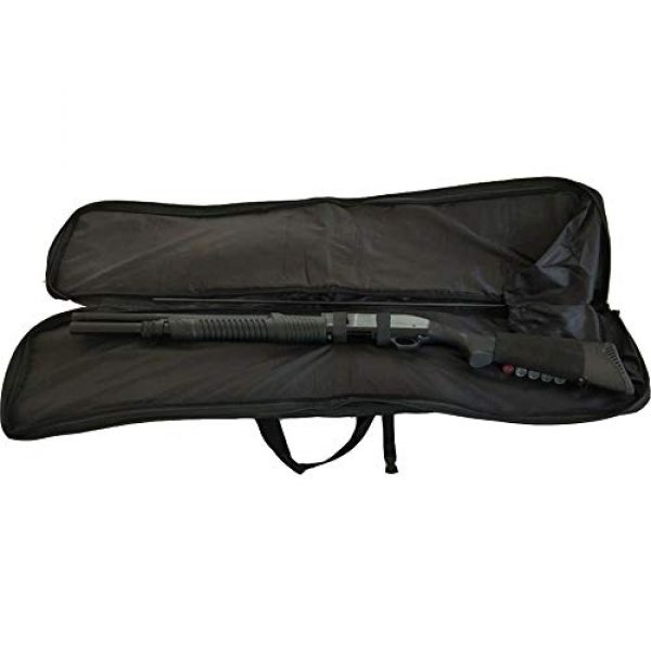 Yamcyh Rifle Case 6 Yamcyh Tactical Rifle Case Rifle Shotgun Soft Case Outdoor Military Rifle Hunting Backpack Airsoft Nylon Square Carry Dual Rifle Bag Gun Protection Case (Black,39in)