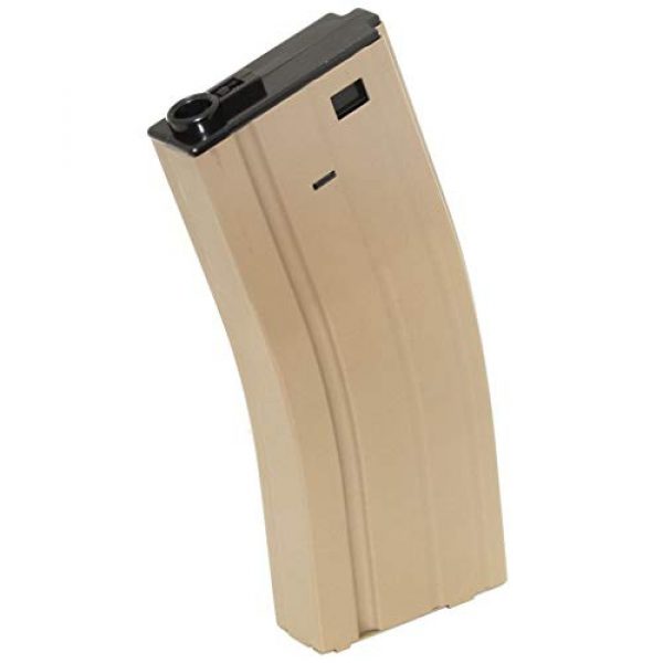 Generica Airsoft Gun Magazine 1 Airsoft Spare Parts CYMA 140rd Mid-Cap Mag Magazine for D-Boys Classic Army WE SRC JG E&C CYMA Tokyo Marui M4 M16 Series AEG Dark Earth Tan