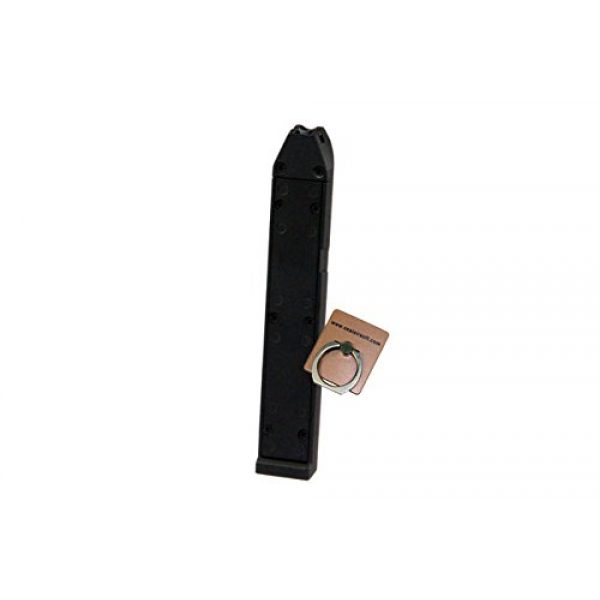 CYMA Airsoft Gun Magazine 2 CYMA 27rd Metal Magazine for Marui 18C AEP CM030 CM123 Airsoft AEP -Mobile Ring Included