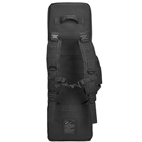 BOW-TAC Rifle Case 5 BOW-TAC Double Long Rifle Gun Case Bag Tactical Rifle Backpack Pistol Soft Firearm Transportation Carbine Case - Lockable Compartment 36",42",46"