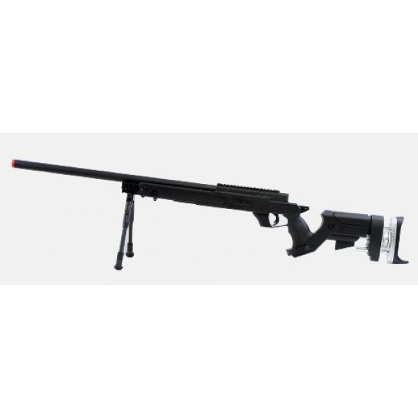 Well Airsoft Rifle 2 Well sr pro bolt action sniper rifle w/ bipod black(Airsoft Gun)