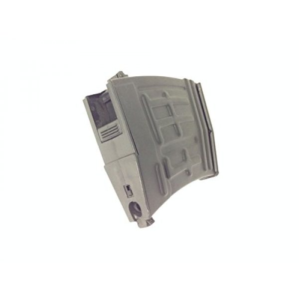 BBTac Airsoft Gun Magazine 4 BBTac BT-SVD AK Dragunov Clip - 200 Round Capacity Mag, Spare Clip Extra Airsoft Magazine for 6mm BBS Airsoft Gun Sniper Rifle