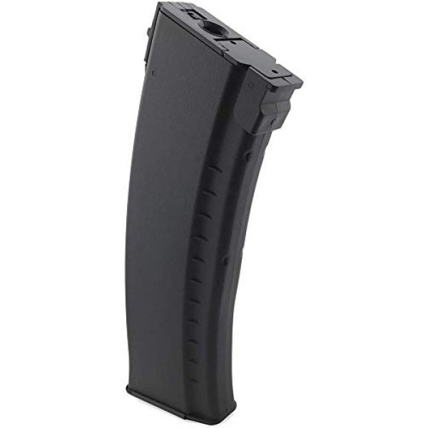 SportPro Airsoft Gun Magazine 2 SportPro 500 Round Polymer AKM Style High Capacity Magazine for AEG AK47 AK74 Airsoft - Black