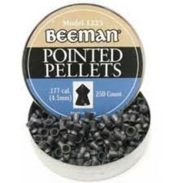 Beeman Air Gun Pellet 1 Wholesale Lot (6) Packs 1500 Beeman Pointed Pellets .177 Cal. 8.3 Grains 1225