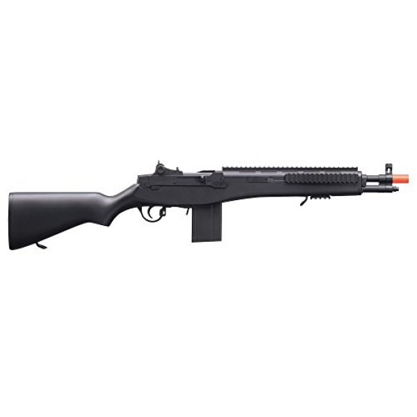Game Face Airsoft Rifle 2 GameFace GFASM14B M14 Spring-Powered Single-Shot Bolt Action Infantry Carbine Airsoft Rifle, Black