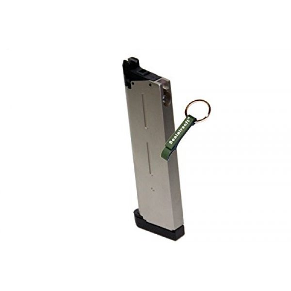 KJW Airsoft Gun Magazine 2 KJ Works 26rds Airsoft Metal 6mm GAS Magazine For KP07 MEU GBB -Mobile Ring Included