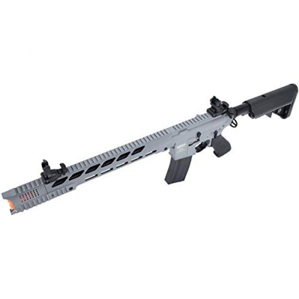 Lancer Tactical Airsoft Rifle 5 Lancer Tactical LT-25 ProLine Series M4 SPR Interceptor Airsoft AEG Rifle HIGH FPS Gray 395 FPS