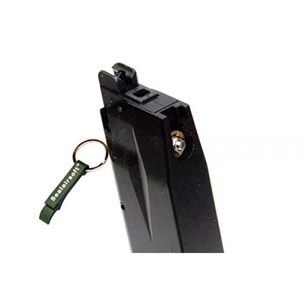 WE Airsoft Gun Magazine 2 WE 26rds Airsoft Gas Magazine Marui F226 P226 Series GBB Black -Mobile Ring Included