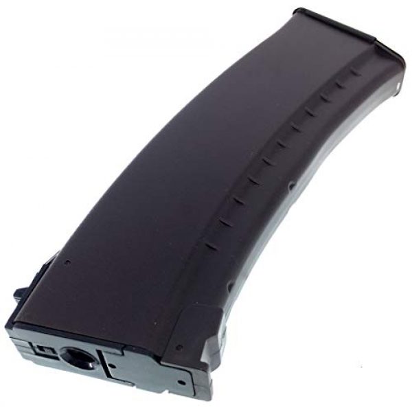 SportPro Airsoft Gun Magazine 6 SportPro 500 Round Polymer AKM Style High Capacity Magazine for AEG AK47 AK74 Airsoft - Dark Brown