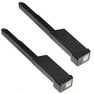 Generica Airsoft Gun Magazine 1 Generica Airsoft Spare Parts CYMA 2pcs Pack 100rd Long Magazine for 18C CM030 CM122 CM123 CM127 AEP AEG Black