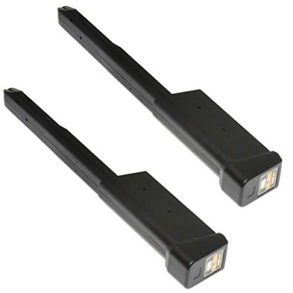 Generica Airsoft Gun Magazine 1 Generica Airsoft Spare Parts CYMA 2pcs Pack 100rd Long Magazine for 18C CM030 CM122 CM123 CM127 AEP AEG Black