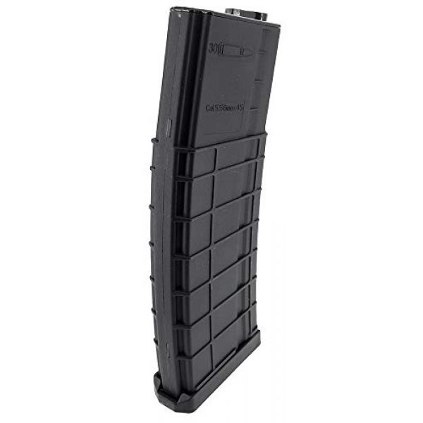 SportPro Airsoft Gun Magazine 4 SportPro CYMA 400 Round Polymer Thermold Waffle High Capacity Flash Magazine for AEG M4 M16 Airsoft - Black