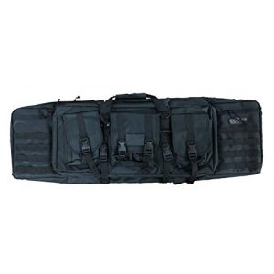 Gen X Global Rifle Case 1 Gen X Global 42" Double Rifle Case with Outside Storage and Backpack Straps Black