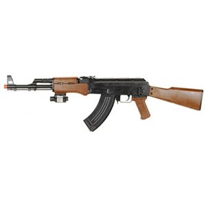 UKARMS Airsoft Rifle 1 UKARMS P1147 AK47 Tactical Airsoft Spring Rifle with Laser & Flashlight