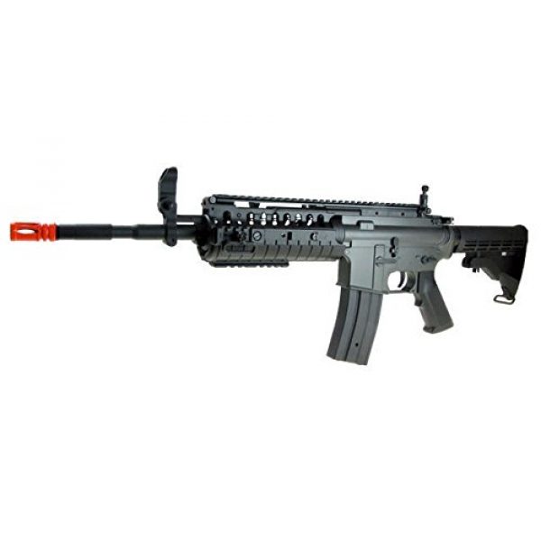 Jing Gong (JG) Airsoft Rifle 3 JG airsoft m 4 s-system full metal gearbox black aeg rifle w/ integrated ris and high performance tight bore barrel - newest enhanced model(Airsoft Gun)