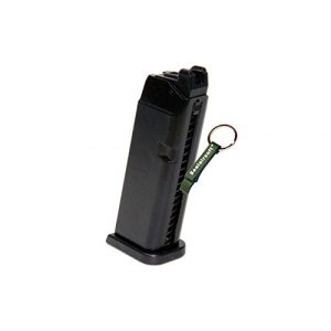 KJW Airsoft Gun Magazine 1 KJ Works 20rds Airsoft 6mm Gas Magazine For G23 G32C G27 KP03 GBB -Mobile Ring Included