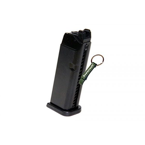 KJW Airsoft Gun Magazine 1 KJ Works 20rds Airsoft 6mm Gas Magazine For G23 G32C G27 KP03 GBB -Mobile Ring Included