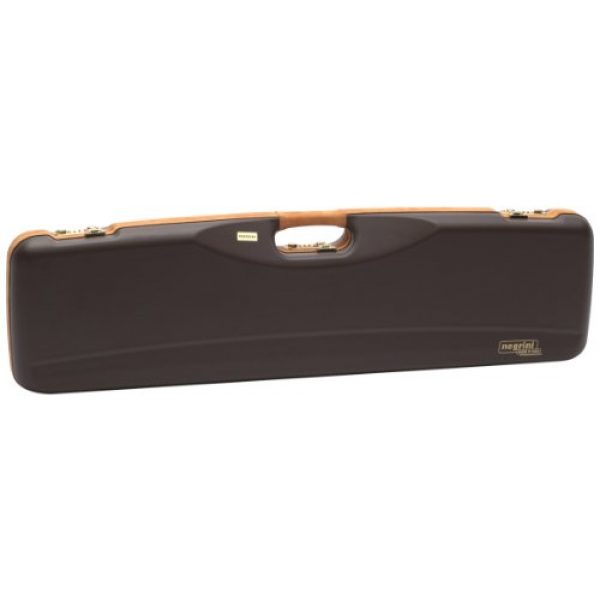 Negrini Cases Rifle Case 1 Negrini O/U Leather Trim Shotgun Case in ABS with Barrel Upto 32 3/4-Inch