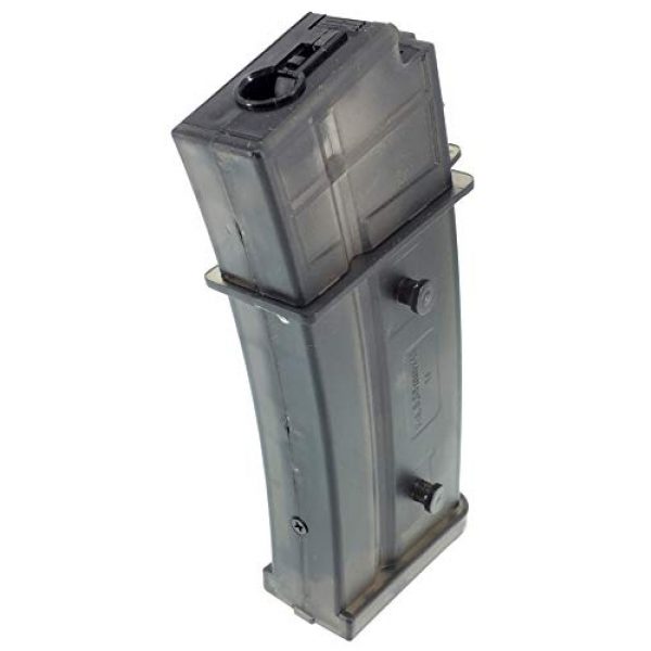 SportPro Airsoft Gun Magazine 3 SportPro Jing Gong 420 Round Flash Polymer High Capacity Flash Magazine for AEG G36 Airsoft - Black
