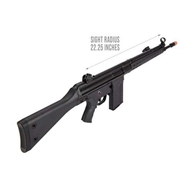 Lancer Tactical Airsoft Rifle 6 Lancer Tactical LCT Stamped Steel Full Stock LC-3A3-S Airsoft AEG Rifle Black
