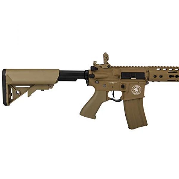 Lancer Tactical Airsoft Rifle 5 Lancer Tactical 12" KeyMod Rail with Picatinny Carbine AEG Airsoft Rifle Tan 395 FPS