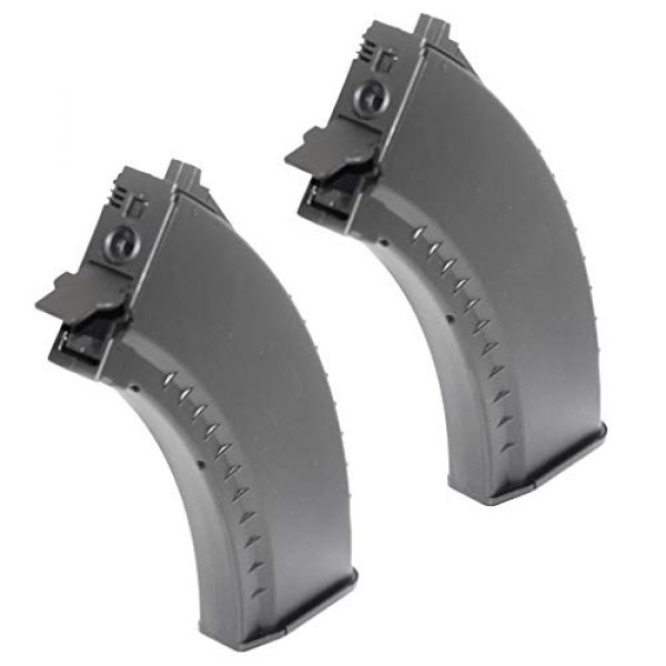 Generica Airsoft Gun Magazine 1 Airsoft Spare Parts CYMA 2pcs 550rd Hi-Cap Magazine for CYMA Tokyo Marui Jing Gong JG Classic Army ICS AK Series AEG Black