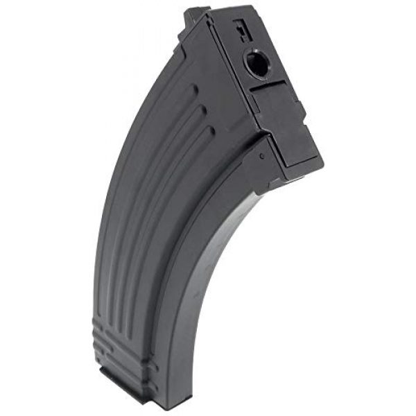 SportPro Airsoft Gun Magazine 2 SportPro Jing Gong 520 Round Flash Metal High Capacity Flash Magazine for AEG AK47 AK74 Airsoft - Black