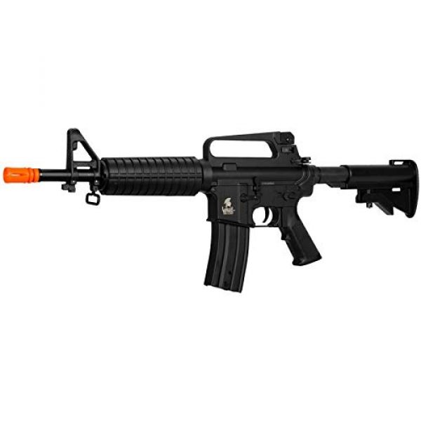 Lancer Tactical Airsoft Rifle 3 Lancer Tactical LT-01C Airsoft M4 Commando AEG Rifle Black