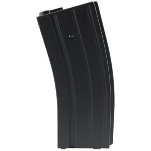 FEUEI Airsoft Gun Magazine 1 FEUEI M4 / M16 - 350 Rounds Airsoft Metal Mag Hi-Cap Winding Magazine AEG High Capacity Electric Rifles Clip