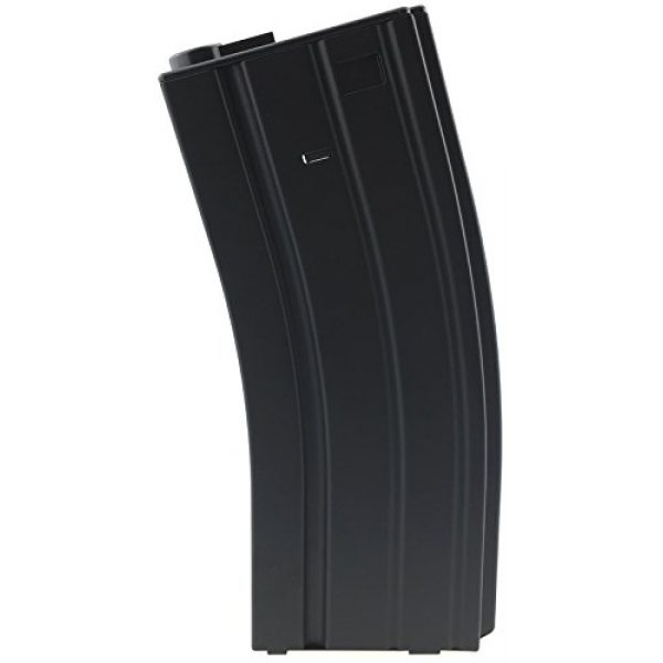 FEUEI Airsoft Gun Magazine 1 FEUEI M4 / M16 - 350 Rounds Airsoft Metal Mag Hi-Cap Winding Magazine AEG High Capacity Electric Rifles Clip