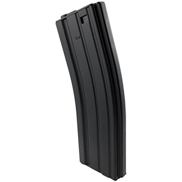 SportPro Airsoft Gun Magazine 4 SportPro Jing Gong 450 Round Metal High Capacity Long Magazine for AEG M4 M16 3 Pack Airsoft - Black