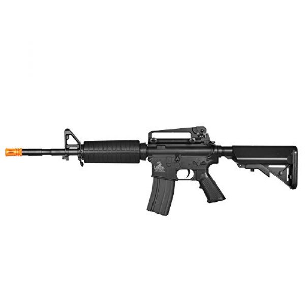 Lancer Tactical Airsoft Rifle 2 Lancer Tactical LT-03B CRANE STOCK M4 AEG METAL GEAR (Color BLACK)