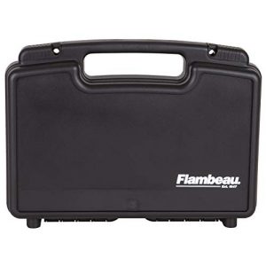 Flambeau Outdoors Pistol Case 1 Flambeau Outdoors 1411 Safe Shot 14" Pistol Pack Case, Portable Firearm Storage Accessory