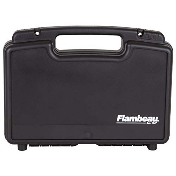 Flambeau Outdoors Pistol Case 1 Flambeau Outdoors 1411 Safe Shot 14" Pistol Pack Case, Portable Firearm Storage Accessory