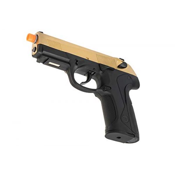 Lancer Tactical Airsoft Pistol 4 Lancer Tactical WE Bulldog Full Size Full Metal Gas Blowback Airsoft Pistol Titanium Gold 280 FPS