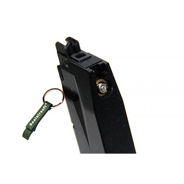 WE Airsoft Gun Magazine 2 WE 26rds Airsoft Gas Magazine For F228 / F229 Series GBB Black -Mobile Ring Included