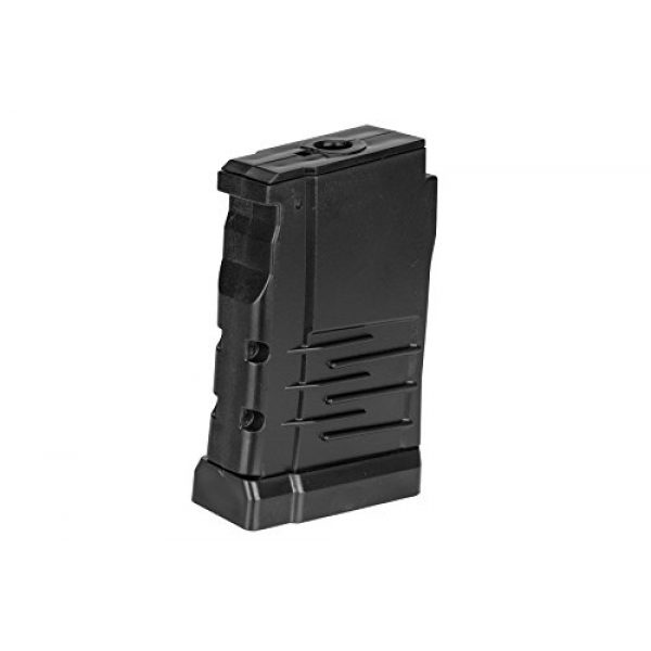 LCT Airsoft Airsoft Gun Magazine 1 LCT Air Soft Airsoft Gameplay BB Airsoft Magazine VSS Vintorez Series AEG 50 Round Dual Column - Black Airsoft Use