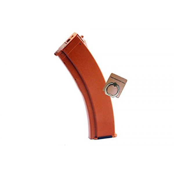 CYMA Airsoft Gun Magazine 2 CYMA 800rds RPK High Speed Flash Airsoft Magazine for AK47 AK74 Series X 3PCS -Mobile Ring Included