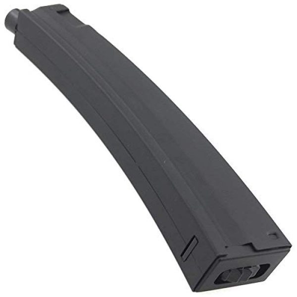 SportPro Airsoft Gun Magazine 7 SprotPro Army Force 220 Round Metal High Capacity Magazine for AEG MP5 Airsoft - Black