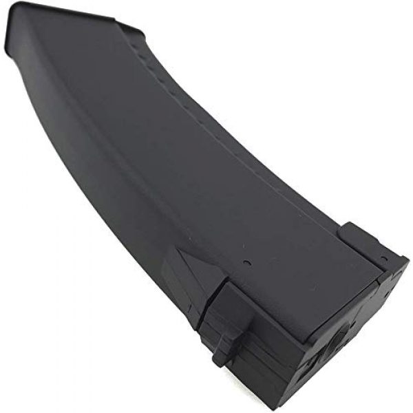 SportPro Airsoft Gun Magazine 7 SportPro 500 Round Polymer AKM Style High Capacity Magazine for AEG AK47 AK74 Airsoft - Black