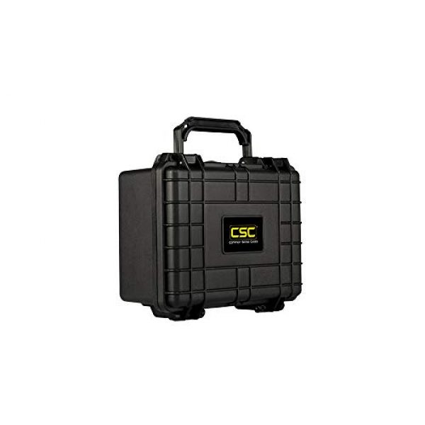 Common Sense Cases Pistol Case 1 Common Sense Cases 5012 Single Pistol Hard Case with DIY Foam - Weather Resistant - Black - Internal Dimensions: 8" x 5.5" x 3"