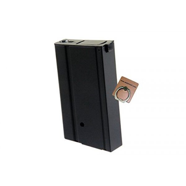 CYMA Airsoft Gun Magazine 2 CYMA 400rds Metal Hi-Cap Magazine for Airsoft AEG M14EBR Series -Mobile Ring Included