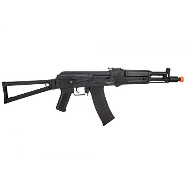 Lancer Tactical Airsoft Rifle 2 Lancer Tactical AK-Series AKS-105 AEG Airsoft Rifle with Skeleton Foldable Stock Black