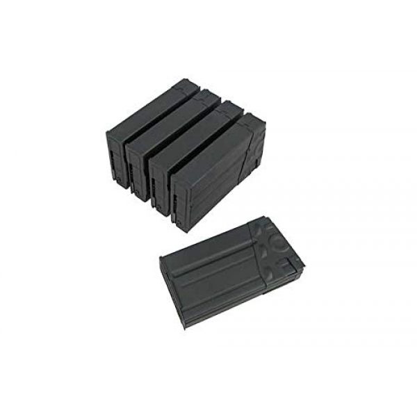 King Arms Airsoft Gun Magazine 1 King Arms 500rds Magazine for Tokyo Marui G3 Box Set 5pcs (for Airsoft Toys Only)