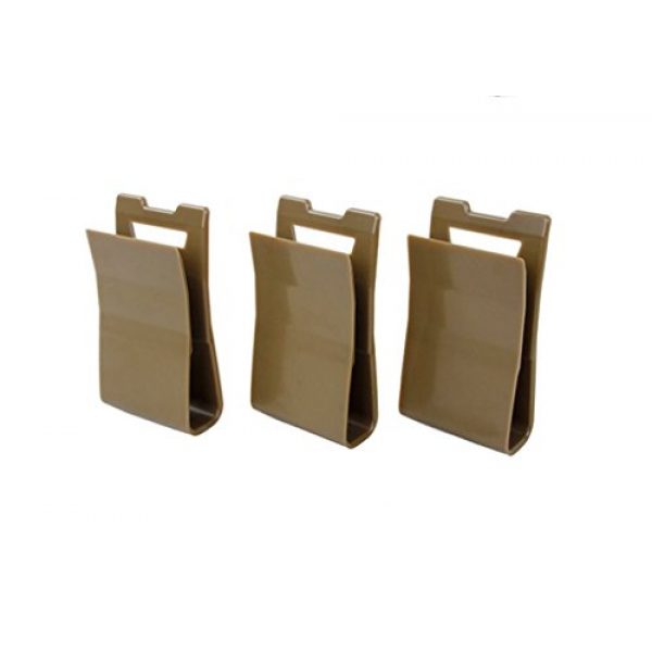 TMC Tactical Pouch 2 TMC Nylon Magazine Pouch Insert Set (CB) for Tactical Airsoft Hunting Game