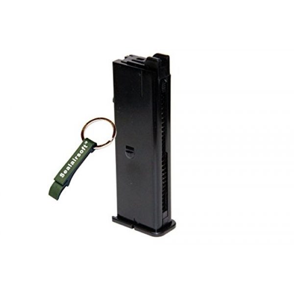 WE Airsoft Gun Magazine 1 WE 26rds Airsoft Gas Magazine M712 C96 Series GBB Black -Mobile Ring Included